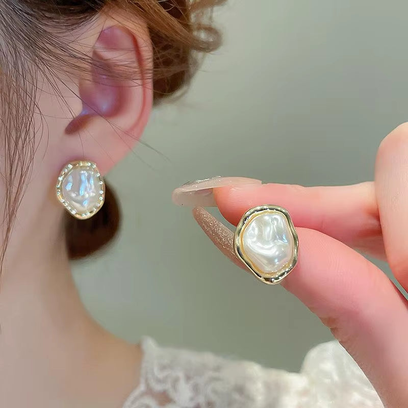 Stainless Steel Gold Color Circle Hoop Earrings for Women Simple Cubic Zircon Double Ring Earring Cartilage Piercing Jewelry